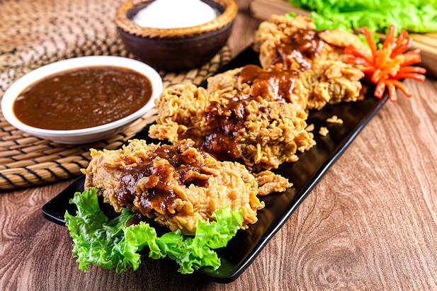 Ayam Crispy Saus Kopi