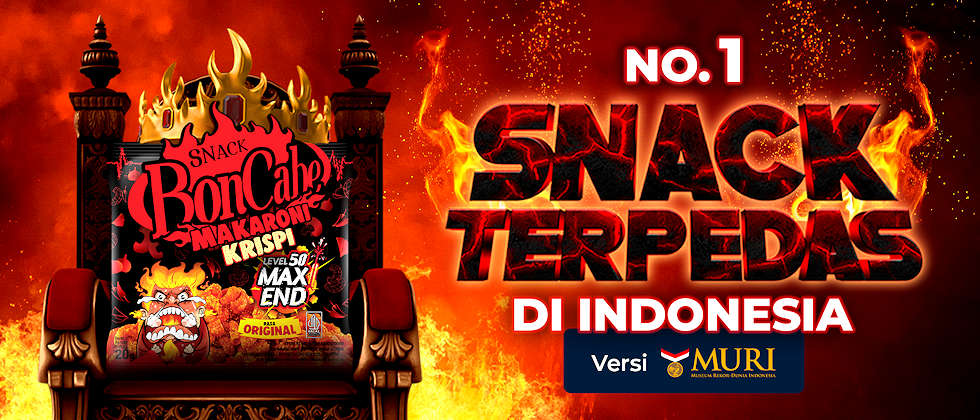 Banner Snack BonCabe Makaroni Krispi Level 50